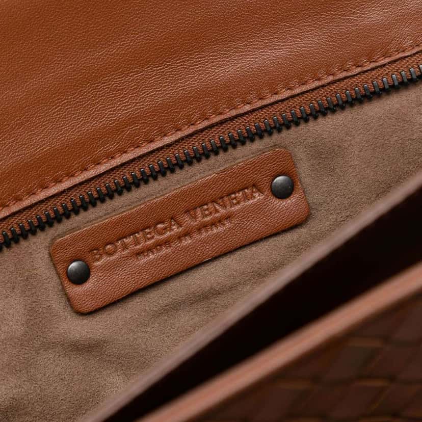 Bottega Veneta Nappa Intrecciato Tote Brown Leather Very good condition - Box View