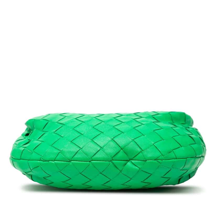 Bottega Veneta Mini Nappa Intrecciato Jodie Green Leather Very good condition - Inside View