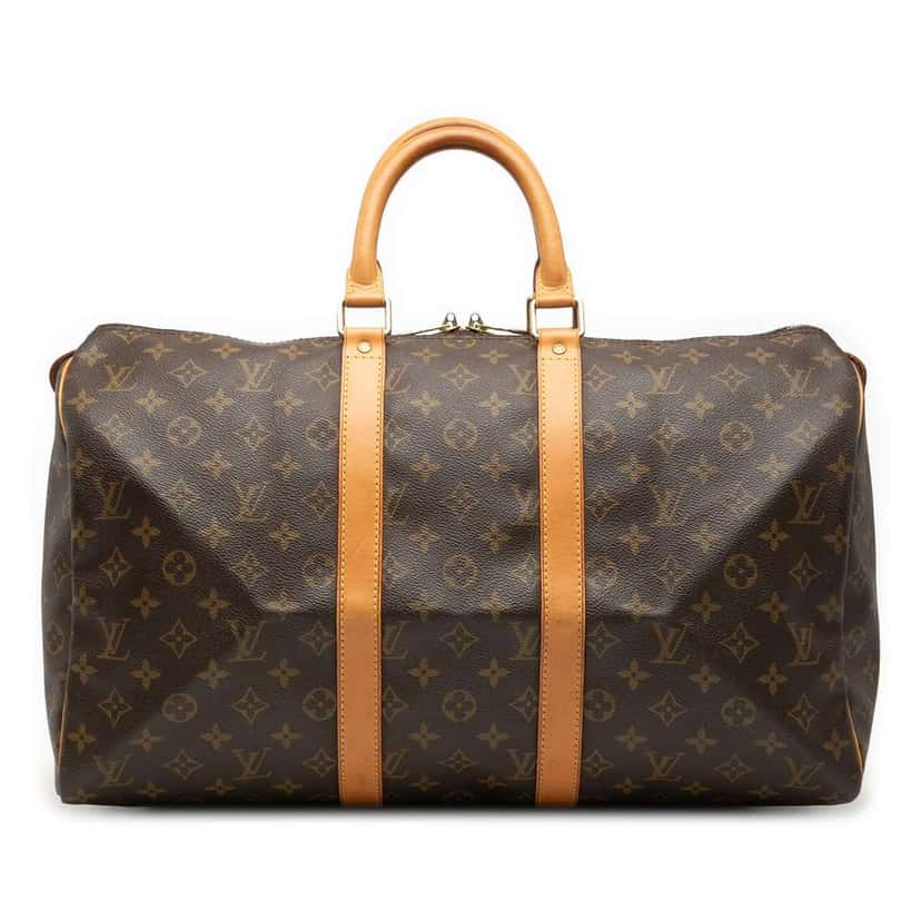 Louis Vuitton Monogram Keepall 45 Brown Good condition - Front View