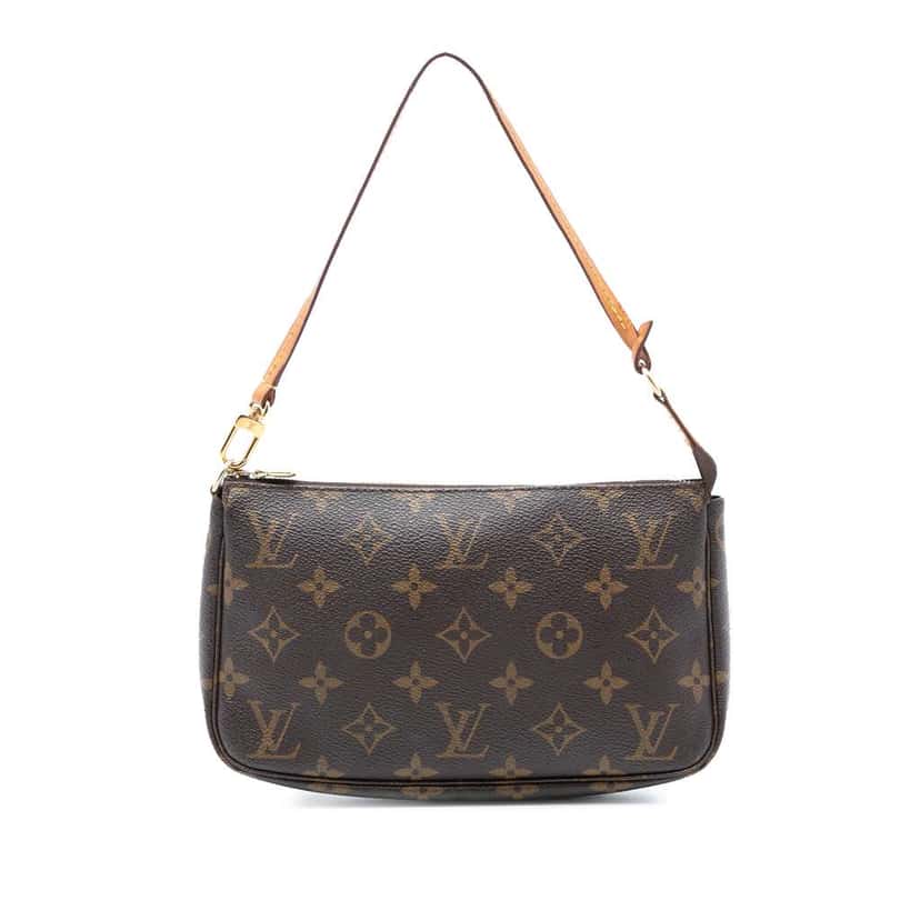 Louis Vuitton Monogram Pochette Accessoires Brown Good condition - Front View