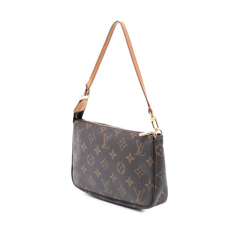 Louis Vuitton Monogram Pochette Accessoires Brown Good condition - Back View