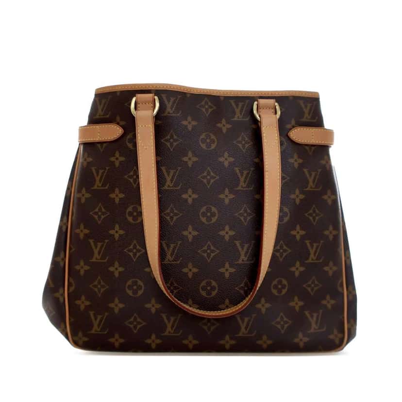 Louis Vuitton Monogram Batignolles Vertical Tote Brown Good condition - Back View