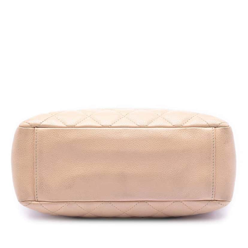 Chanel Caviar Petite Shopping Tote Brown Leather Very good condition - Inside View