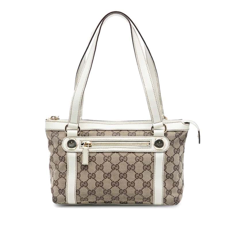 Gucci GG Canvas Shoulder Bag Brown Canvas Good condition - Front View