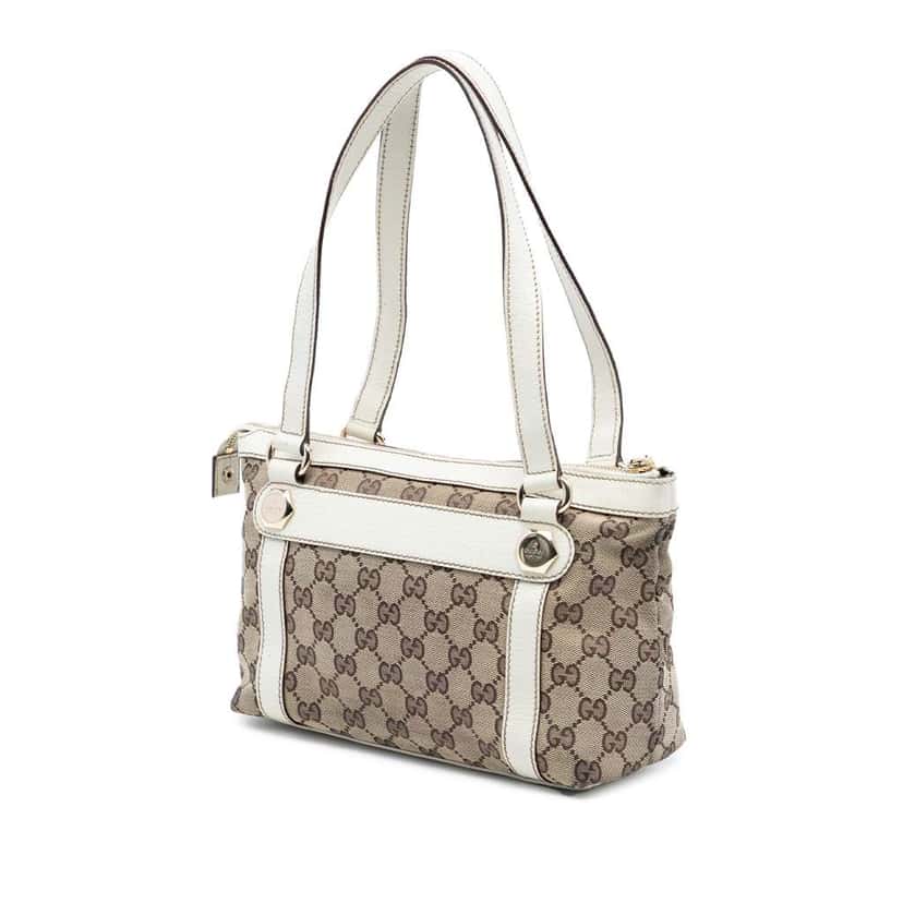 Gucci GG Canvas Shoulder Bag Brown Canvas Good condition - Back View