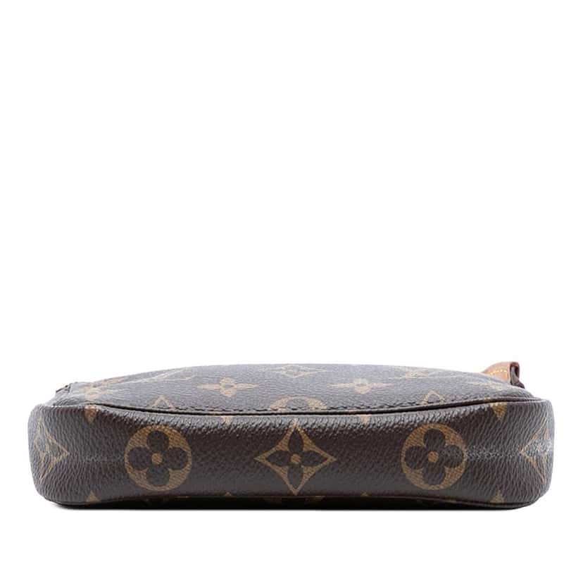 Louis Vuitton Monogram Mini Pochette Accessoires Brown Very good condition - Inside View