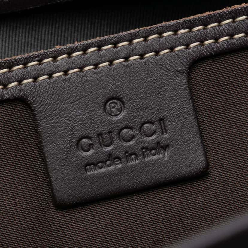 Gucci GG Supreme Joy Vertical Tote Brown Canvas Good condition - Box View