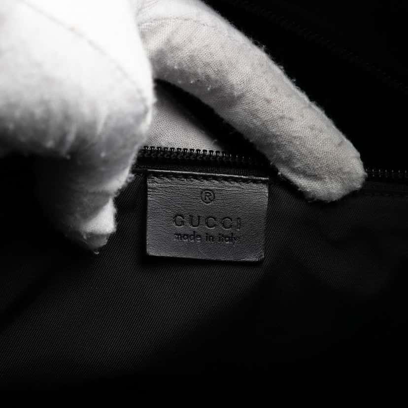 Gucci GG Supreme Briefcase Black Canvas Good condition - Box View