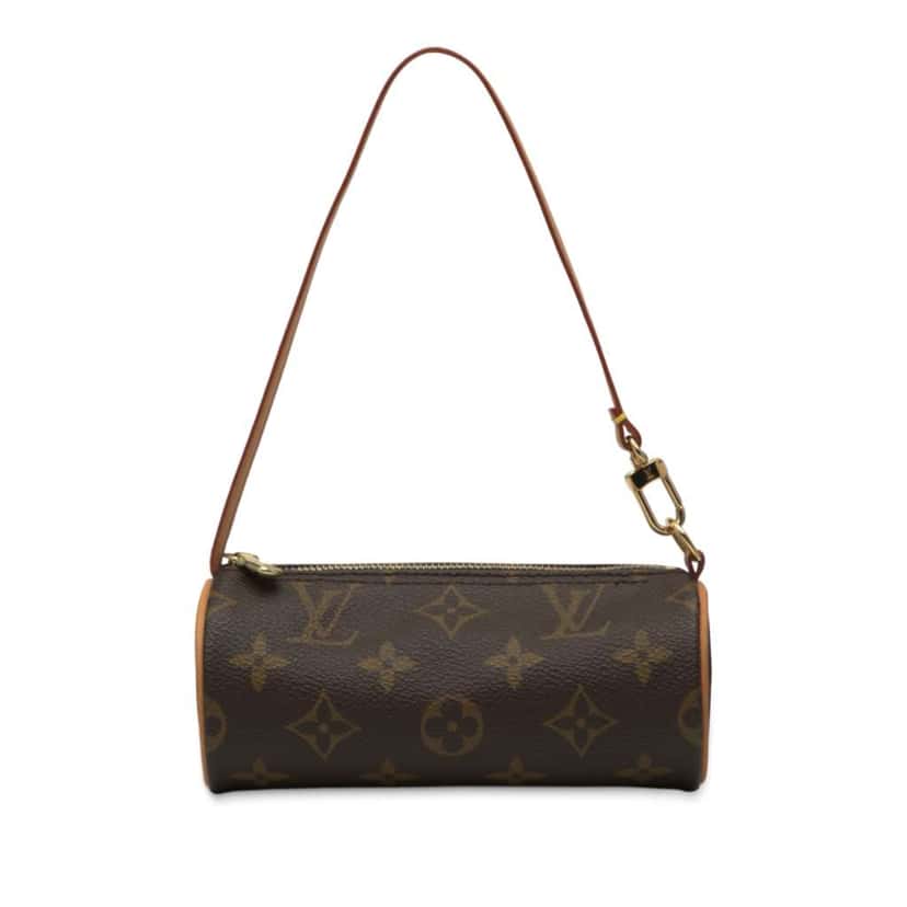 Louis Vuitton Monogram Papillon Pochette Brown Good condition - Front View