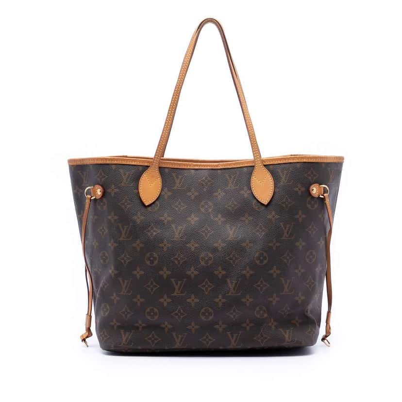Louis Vuitton Monogram Neverfull MM Brown Good condition - Front View