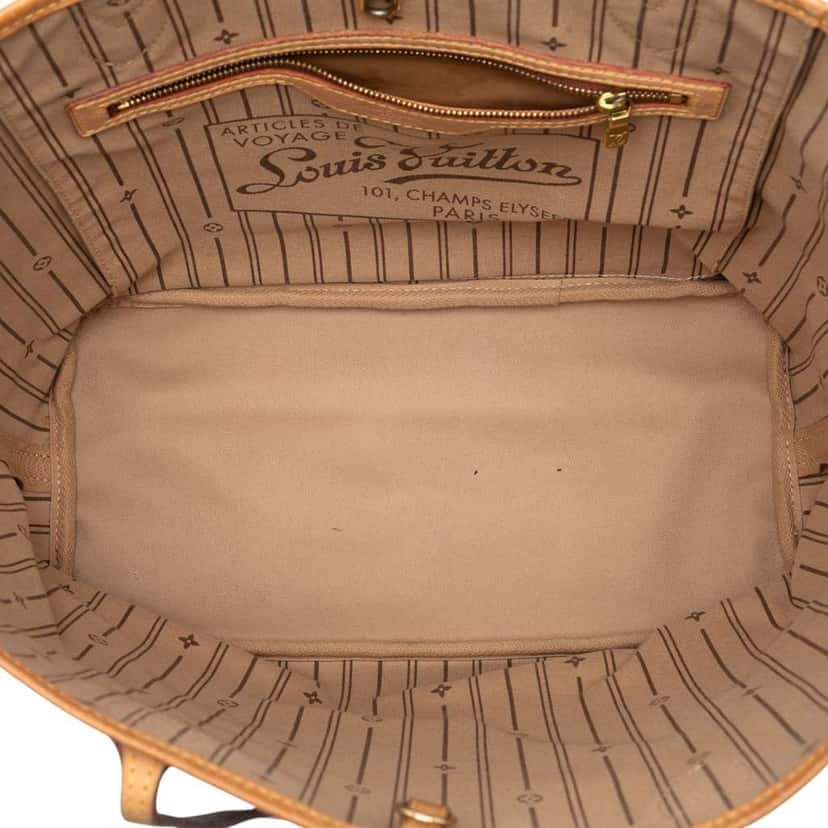 Louis Vuitton Monogram Neverfull MM Brown Good condition - Model View