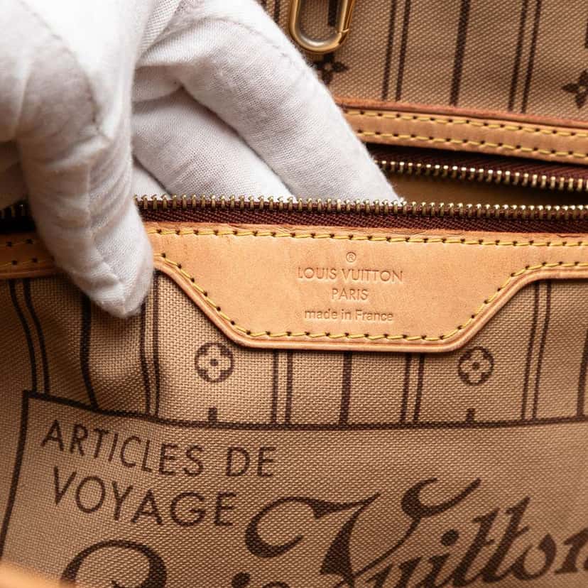 Louis Vuitton Monogram Neverfull MM Brown Good condition - Box View