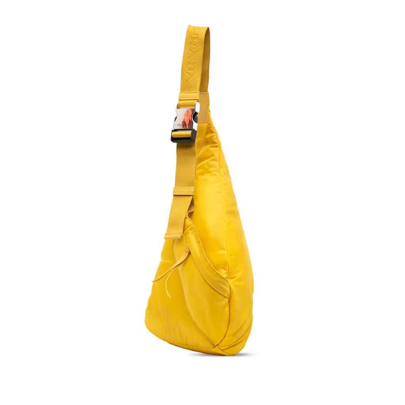 Prada Re Nylon Sling Bag Yellow Good condition - Back View