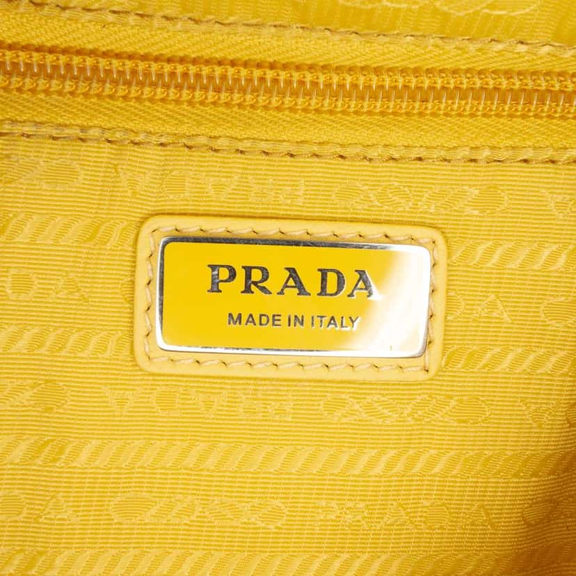 Prada Re Nylon Sling Bag Yellow Good condition - Box View