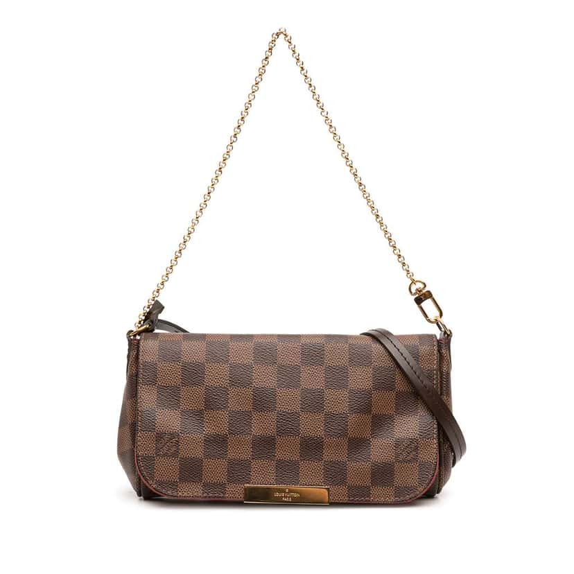 Louis Vuitton Damier Ebene Favorite PM Brown Very good condition - Front View