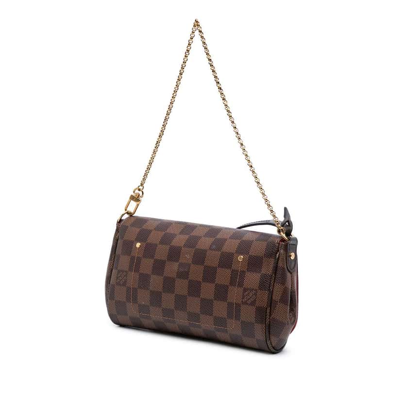 Louis Vuitton Damier Ebene Favorite PM Brown Very good condition - Back View