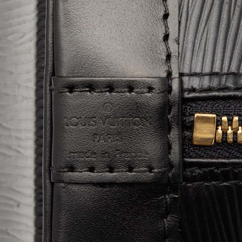 Louis Vuitton Epi Alma PM Black Leather Very good condition - Box View