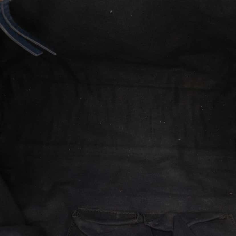 Balenciaga Lambskin Motocross Classic City Satchel Blue Leather Fair condition - Model View