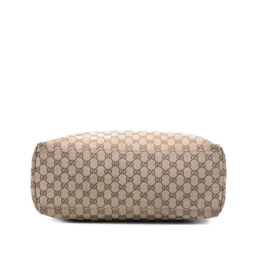 Gucci GG Canvas Web Tote Brown Canvas Good condition - Inside View