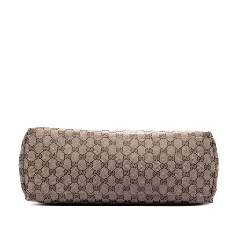 Gucci GG Canvas Web Tote Brown Canvas Good condition - Inside View