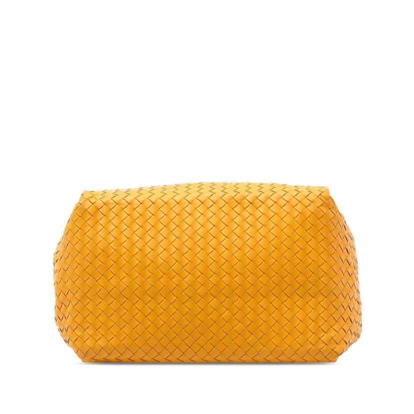 Bottega Veneta Nappa Intrecciato Parachute Tote Yellow Leather Very good condition - Inside View