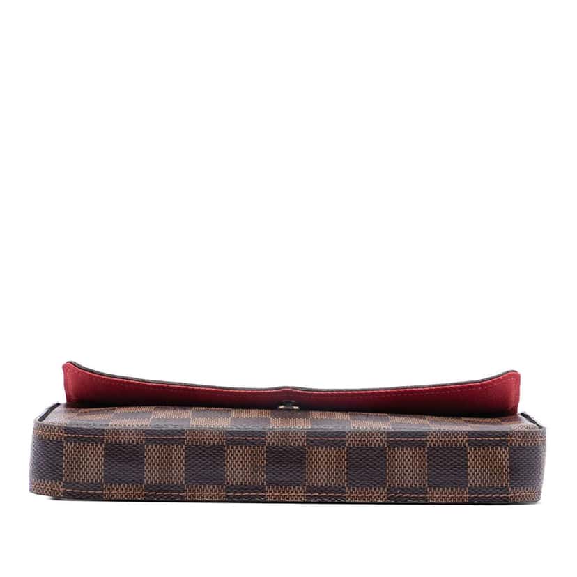 Louis Vuitton Damier Ebene Pochette Felicie Brown Very good condition - Inside View