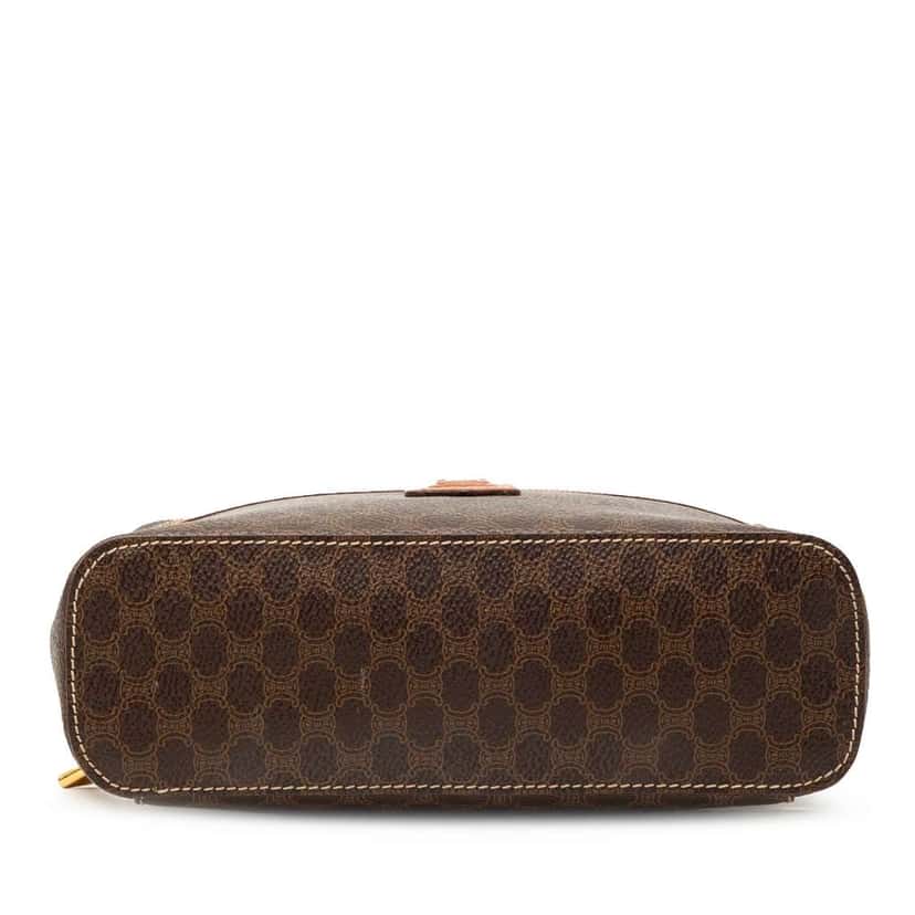 Celine Macadam Coated Canvas Vanity Bag Brown Canvas Good condition - Inside View