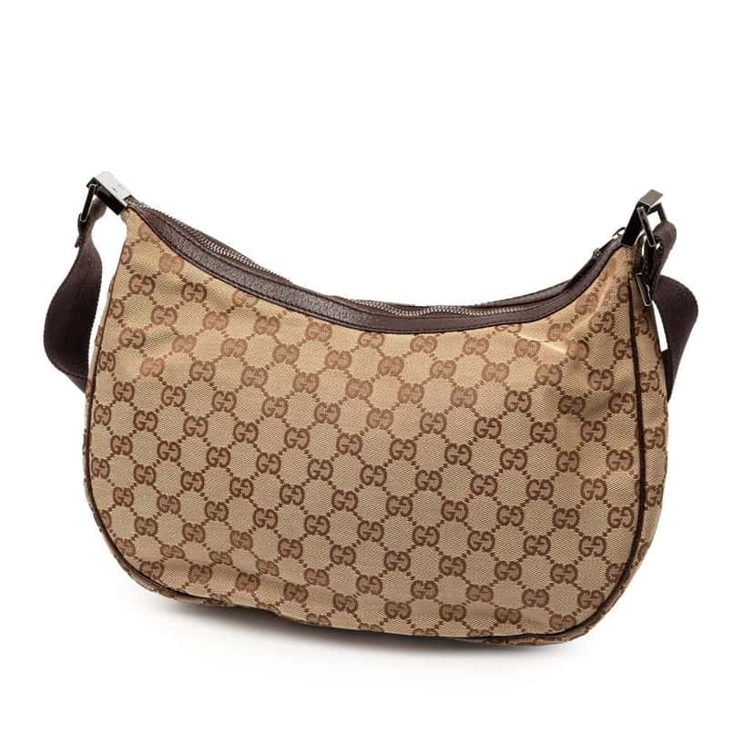 Gucci GG Canvas Crossbody Brown Canvas Very good condition - Back View