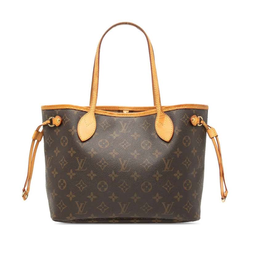 Louis Vuitton Monogram Neverfull PM Brown Good condition - Front View