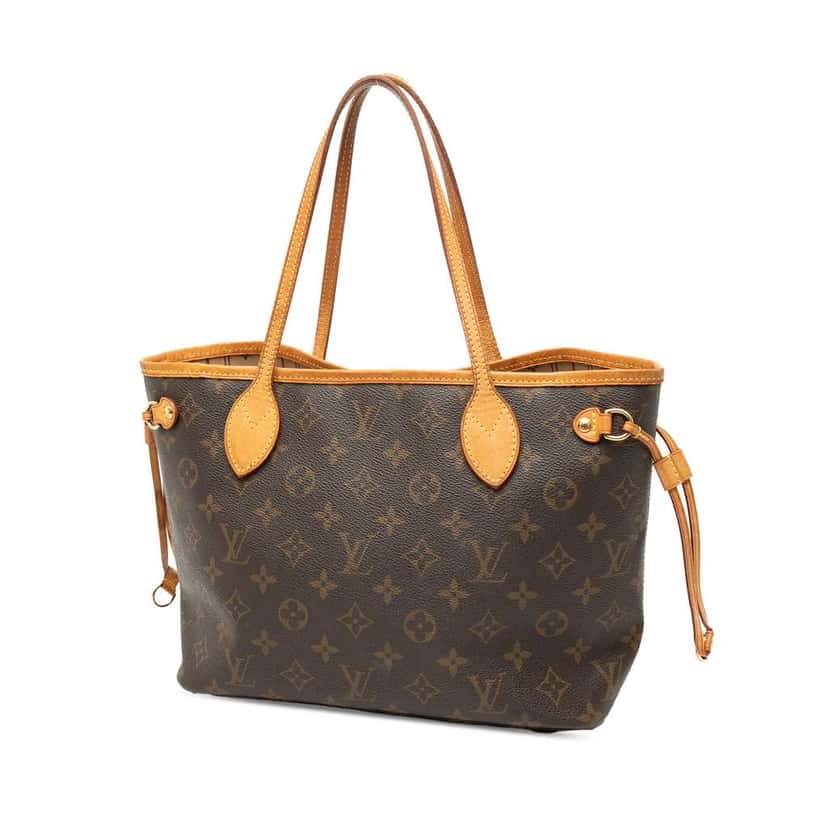 Louis Vuitton Monogram Neverfull PM Brown Good condition - Back View