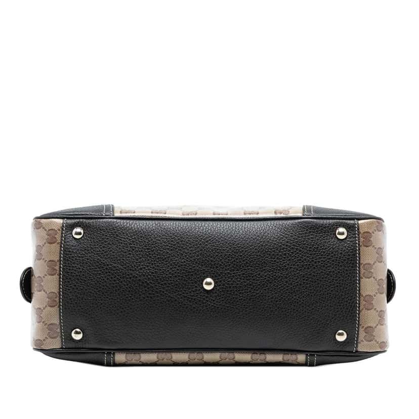 Gucci GG Crystal Princy Shoulder Bag Brown Canvas Good condition - Inside View