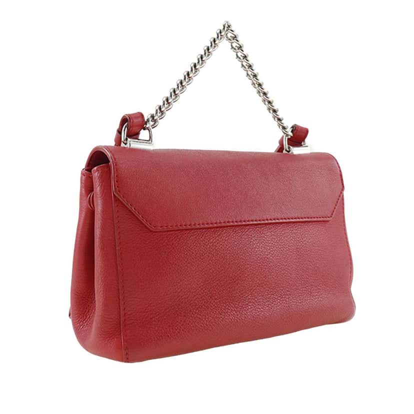 Louis Vuitton Leather Lockme II BB Red Leather Very good condition - Inside View