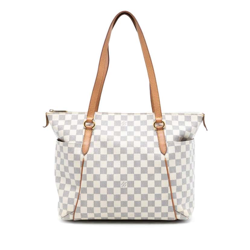 Louis Vuitton Damier Azur Totally MM White Good condition - Front View