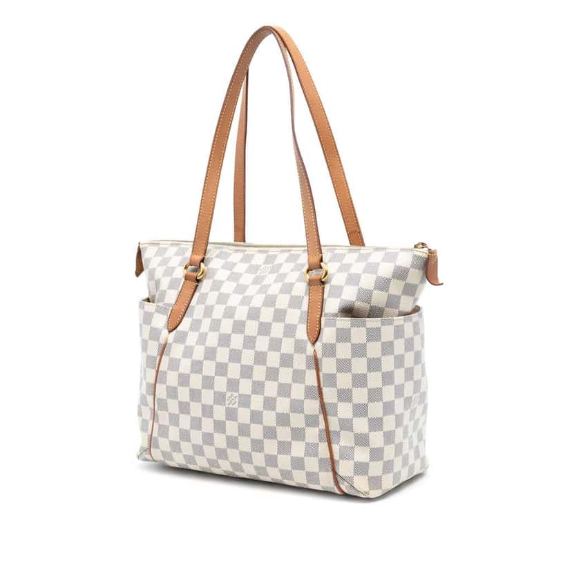 Louis Vuitton Damier Azur Totally MM White Good condition - Back View