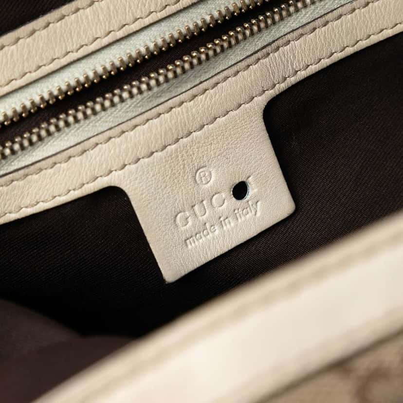 Gucci GG Canvas Horsebit Hobo Brown Canvas Fair condition - Box View