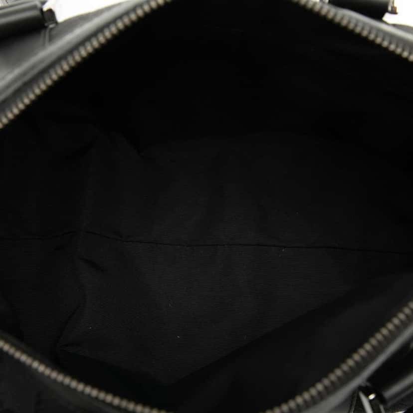 Gucci GG Canvas Nailhead Boston Bag Black Canvas Good condition - Model View