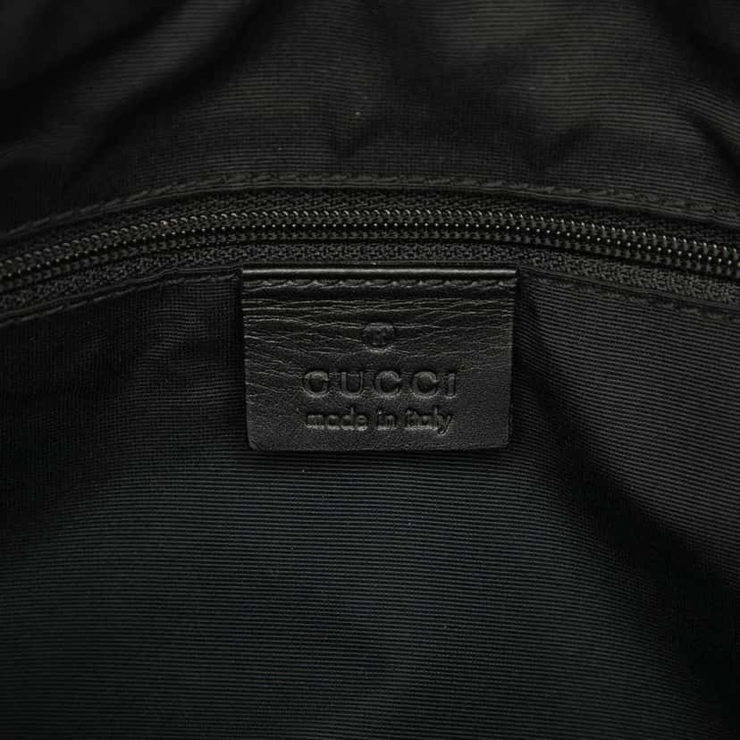 Gucci GG Canvas Nailhead Boston Bag Black Canvas Good condition - Box View