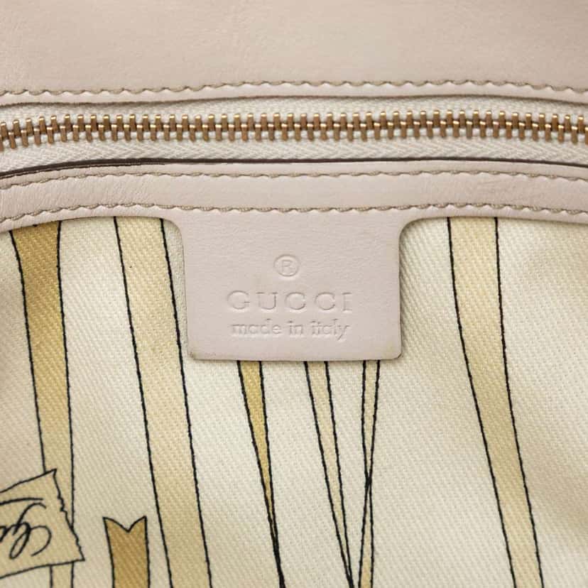 Gucci GG Canvas Wave Shoulder Bag Brown Leather Good condition - Box View