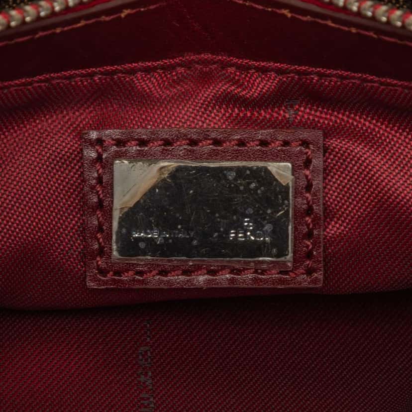 Fendi Zucca Canvas Pochette Brown Canvas Good condition - Box View