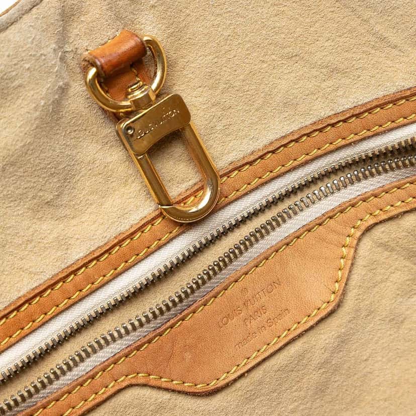 Louis Vuitton Damier Azur Hampstead MM White Good condition - Box View