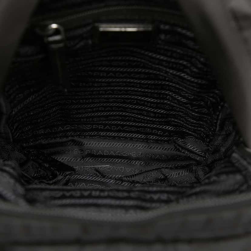 Prada Tessuto Robot Fluo Sling Backpack Black Good condition - Model View