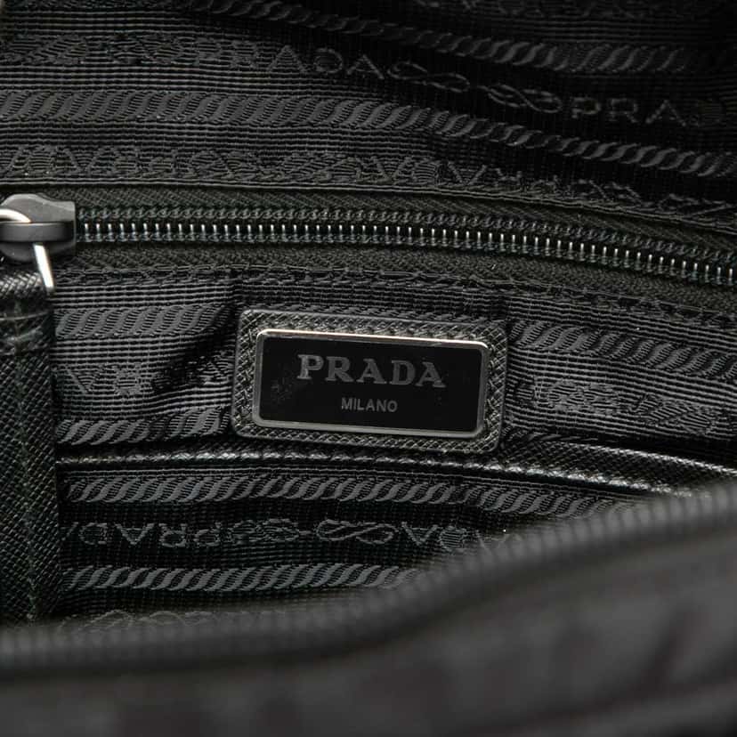 Prada Tessuto Robot Fluo Sling Backpack Black Good condition - Box View