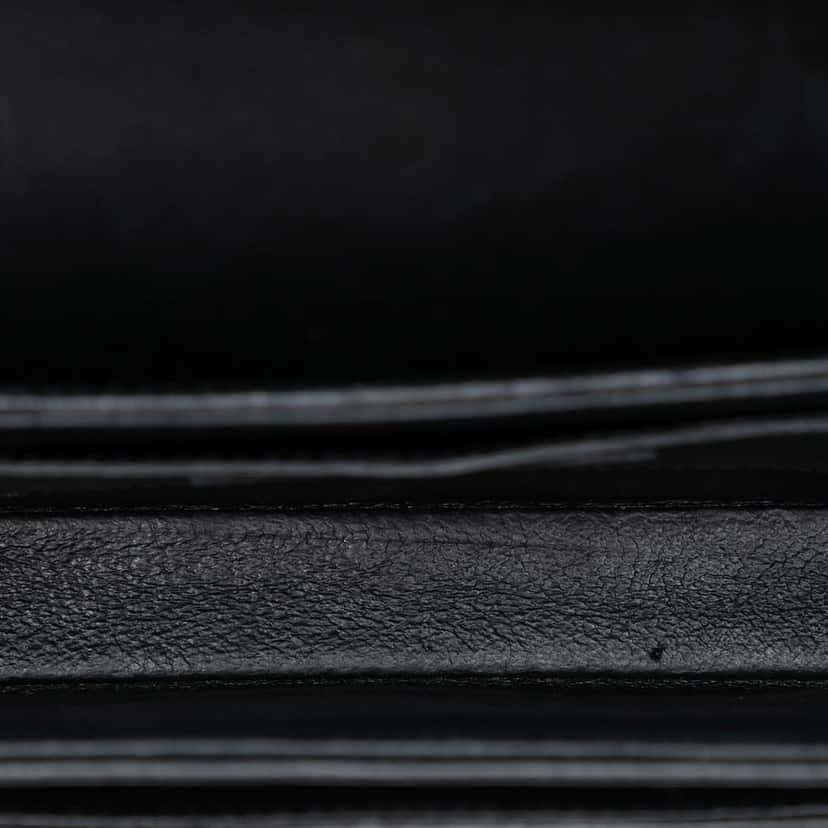 Saint Laurent Small Calfskin Solferino Satchel In Box Black Leather Very good condition - Model View