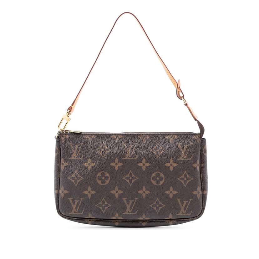 Louis Vuitton Monogram Pochette Accessoires Brown Very good condition - Front View