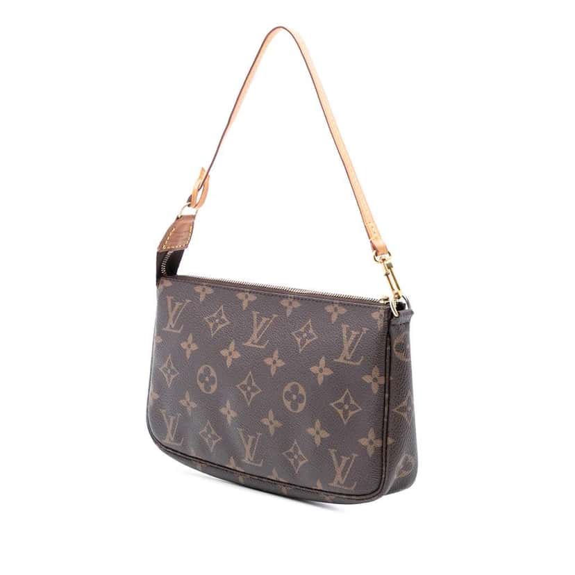 Louis Vuitton Monogram Pochette Accessoires Brown Very good condition - Back View