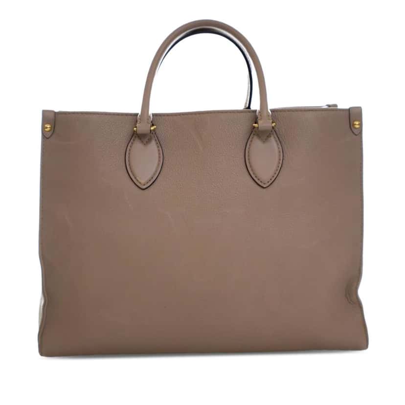 Louis Vuitton Monogram Empreinte OnTheGo MM Brown Leather Very good condition - Back View