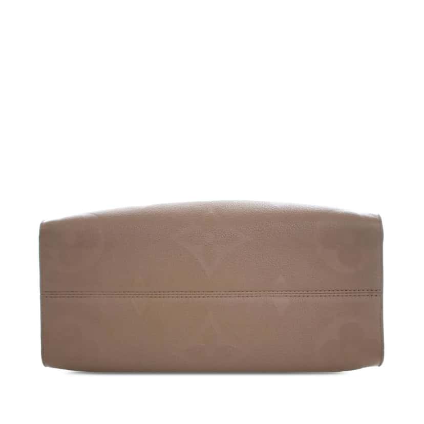 Louis Vuitton Monogram Empreinte OnTheGo MM Brown Leather Very good condition - Inside View