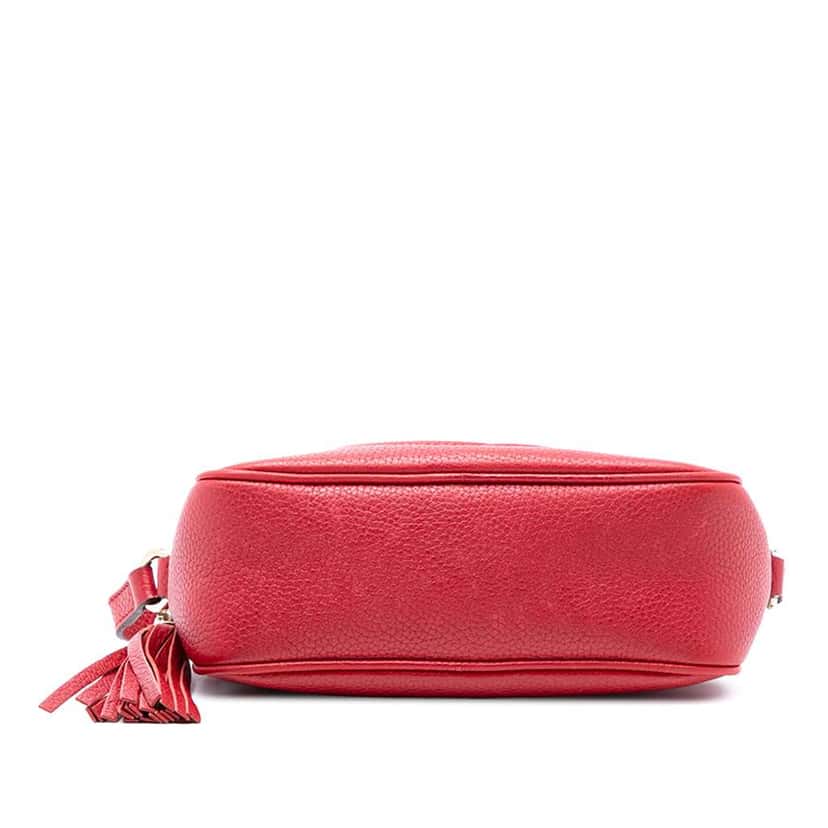 Gucci Leather Soho Disco Crossbody Red Leather Very good condition - Inside View