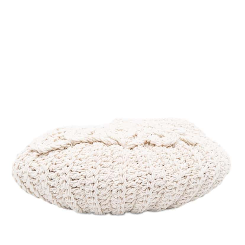 Chloé Crochet Sea Treasures Crossbody White Wool Good condition - Inside View