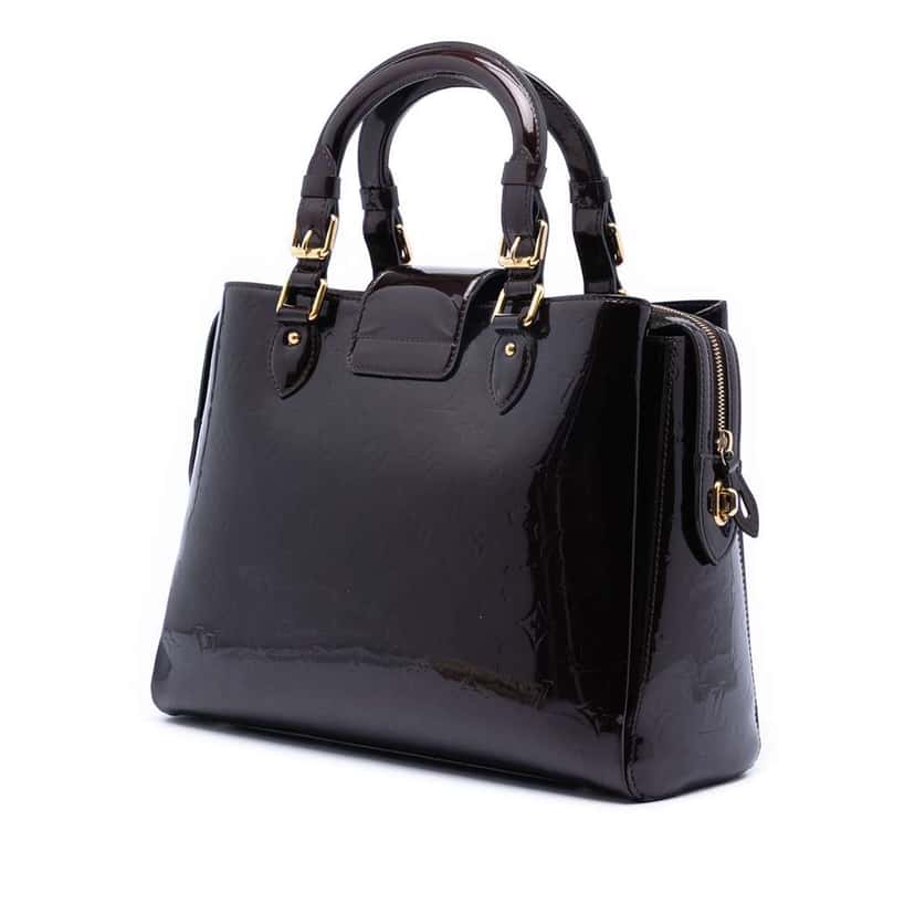 Louis Vuitton Monogram Vernis Melrose Avenue Purple Leather Good condition - Back View